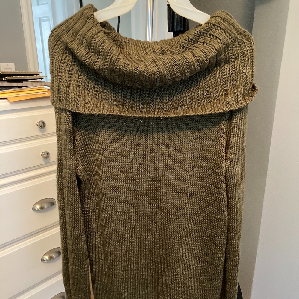 Oversized cowl neck sweater